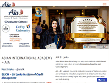 Tablet Screenshot of aia.lk