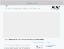 Tablet Screenshot of aia.se