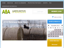 Tablet Screenshot of aia.ab.ca